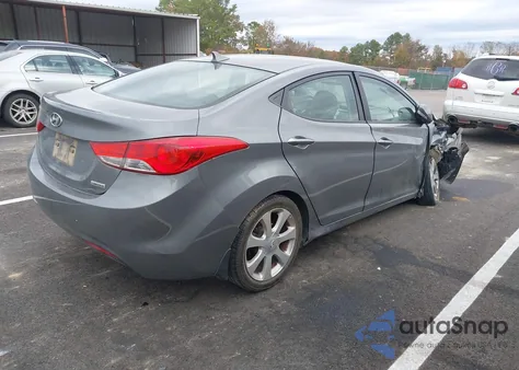 2013 Hyundai Elantra Limited из США, поврежденный, VIN 5NPDH4AE6DH396472